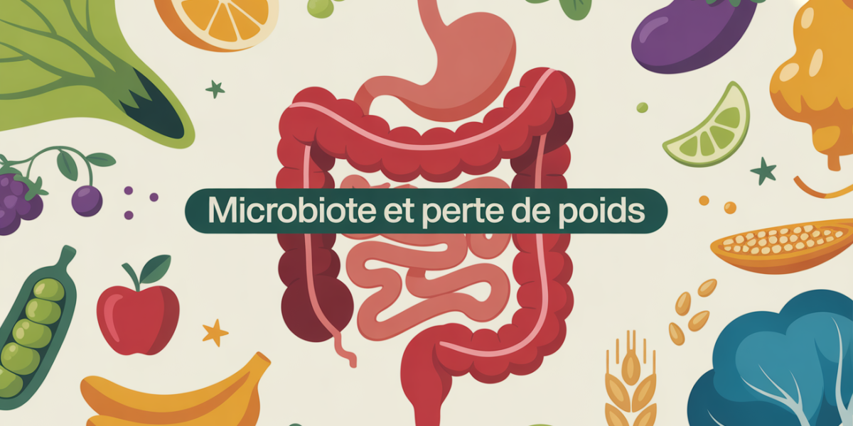 Intestin stylise fruits legumes microbiote perte de poids