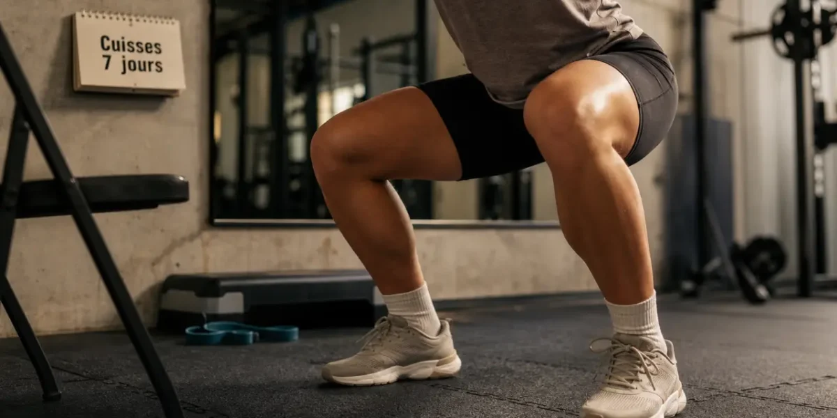 Muscler ses cuisses en 1 semaine : cuisses et squat, tapis et chaise