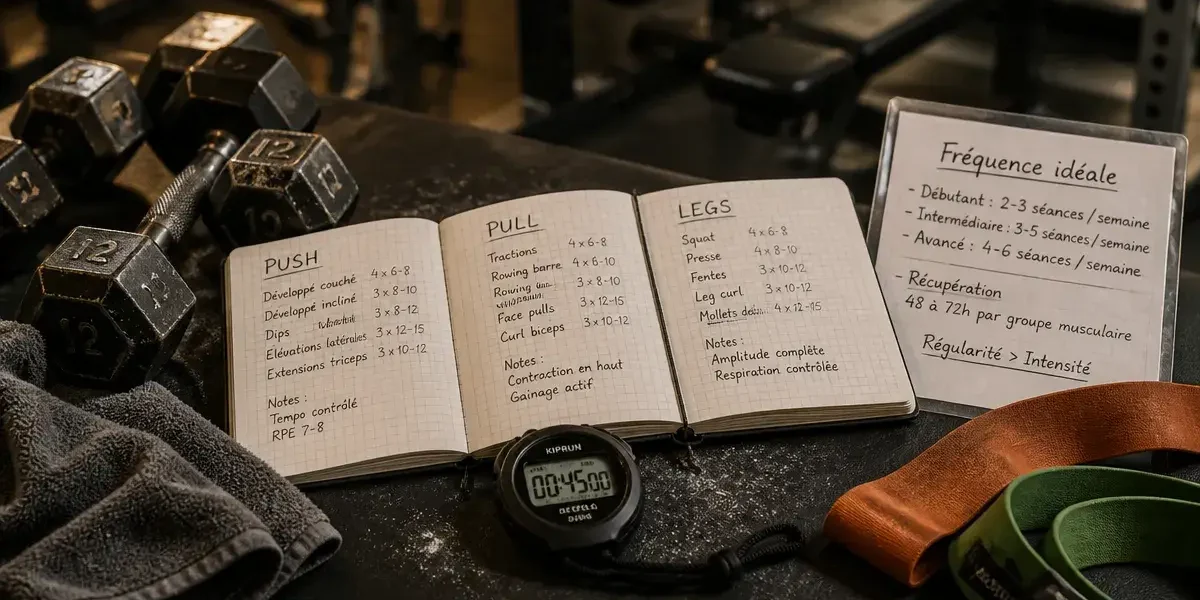 Musculation combien de fois par semaine : fréquence idéale