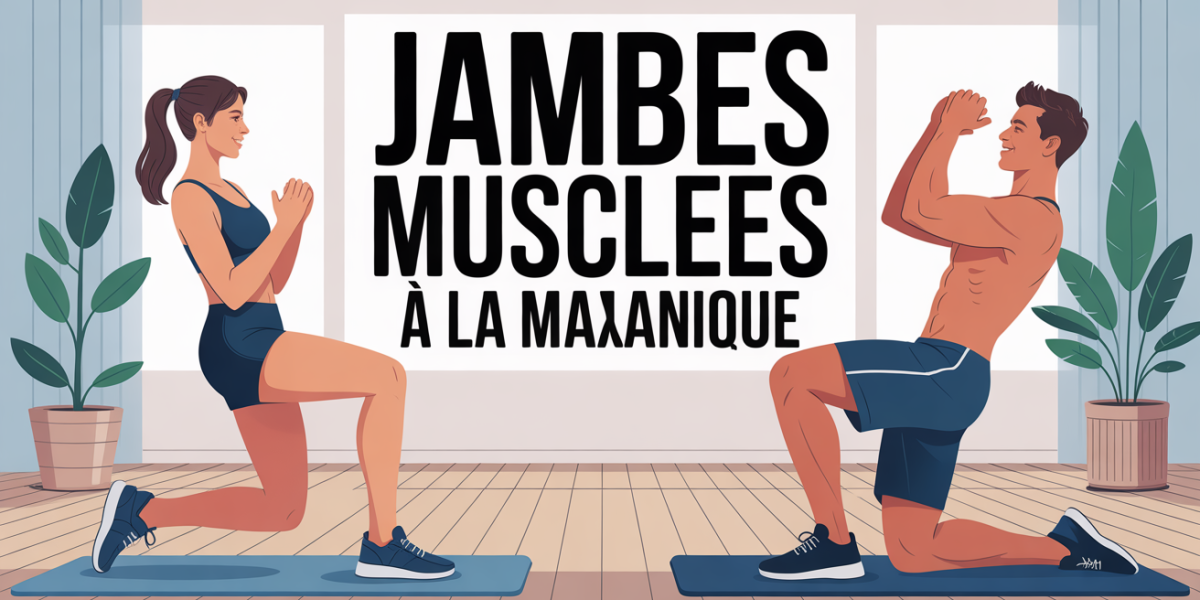 musculation jambes maison femme homme sport