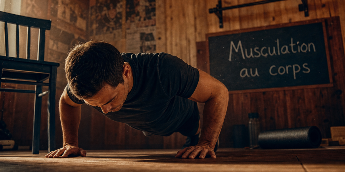 Pompes et dips pour musculation poids du corps programme : routines sans matériel