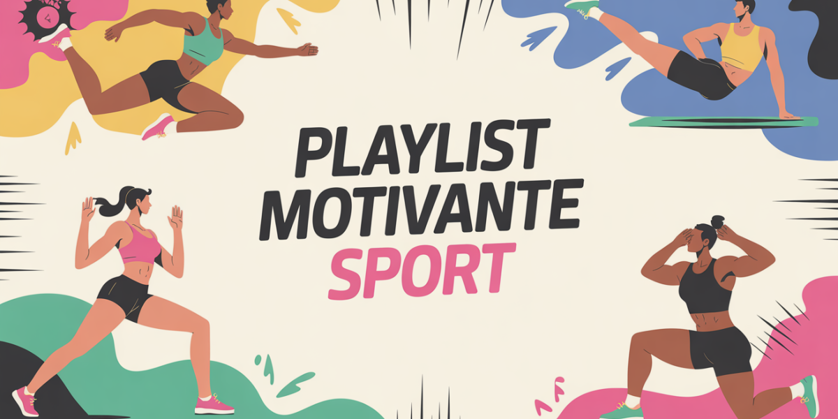 personnages sport musique pour entraînement design vibrant
