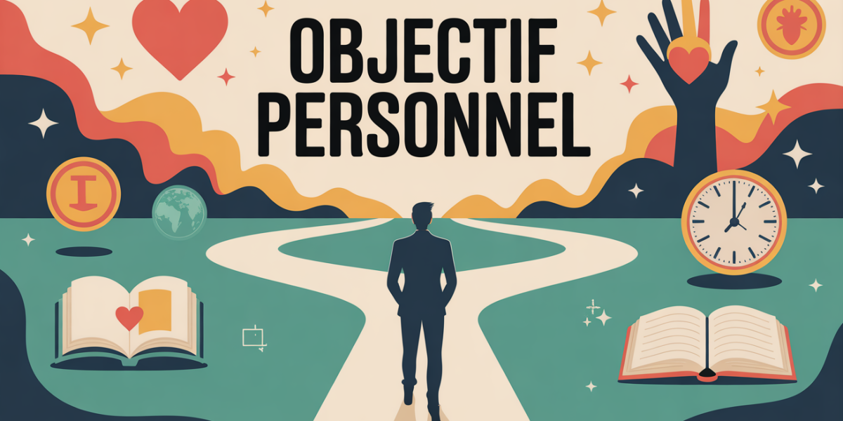 Chemin multiples objectif personnel illustration