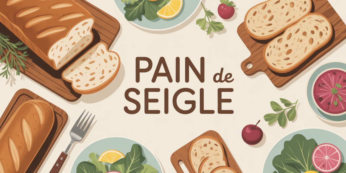Pain de seigle calories du pain de seigle sur une table