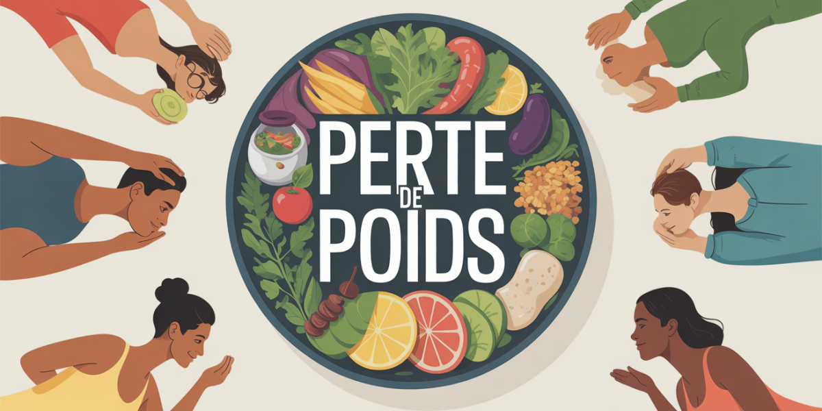 assiette équilibre perte de poids 4 kilos 1 mois