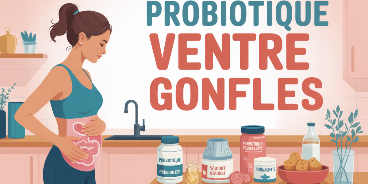 femme main ventre, probiotiques en cuisine, ventre gonfle
