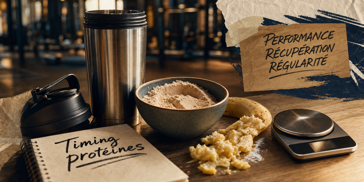 Quand prendre la protéine : timing optimal avec whey et shaker