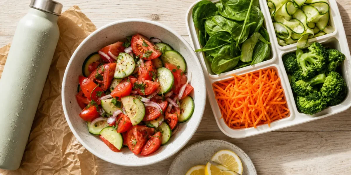 Quel légume pour maigrir vite : salade tomate-concombre, brocoli et carottes, fibres et cuisson douce