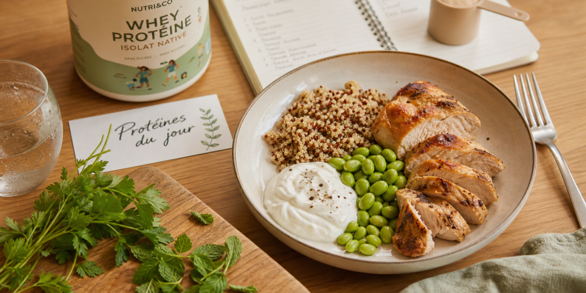 Recette riche en proteine musculation : repas protéines complets (poulet, quinoa, skyr)