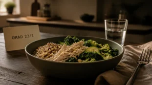 Régime OMAD : 1 repas par jour, combien de kilos perdus