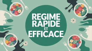 image regime rapide et efficace balance minimaliste plats sains