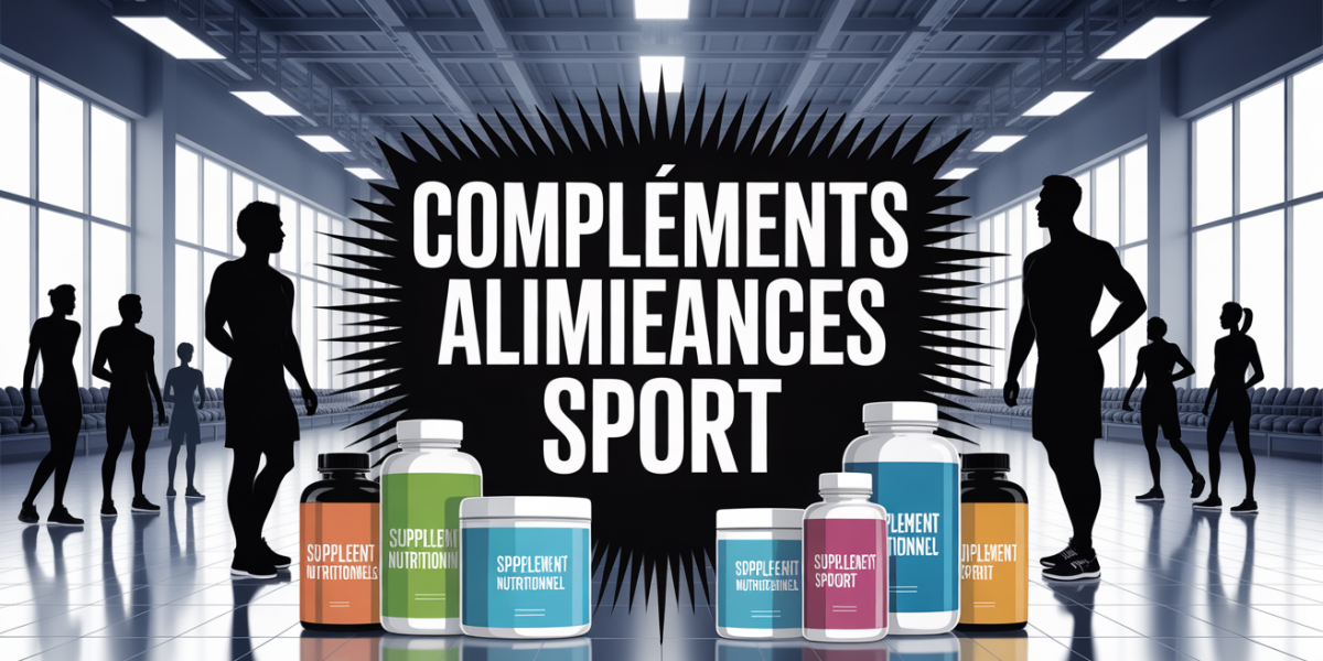 Vue salle sport et complement alimentaire