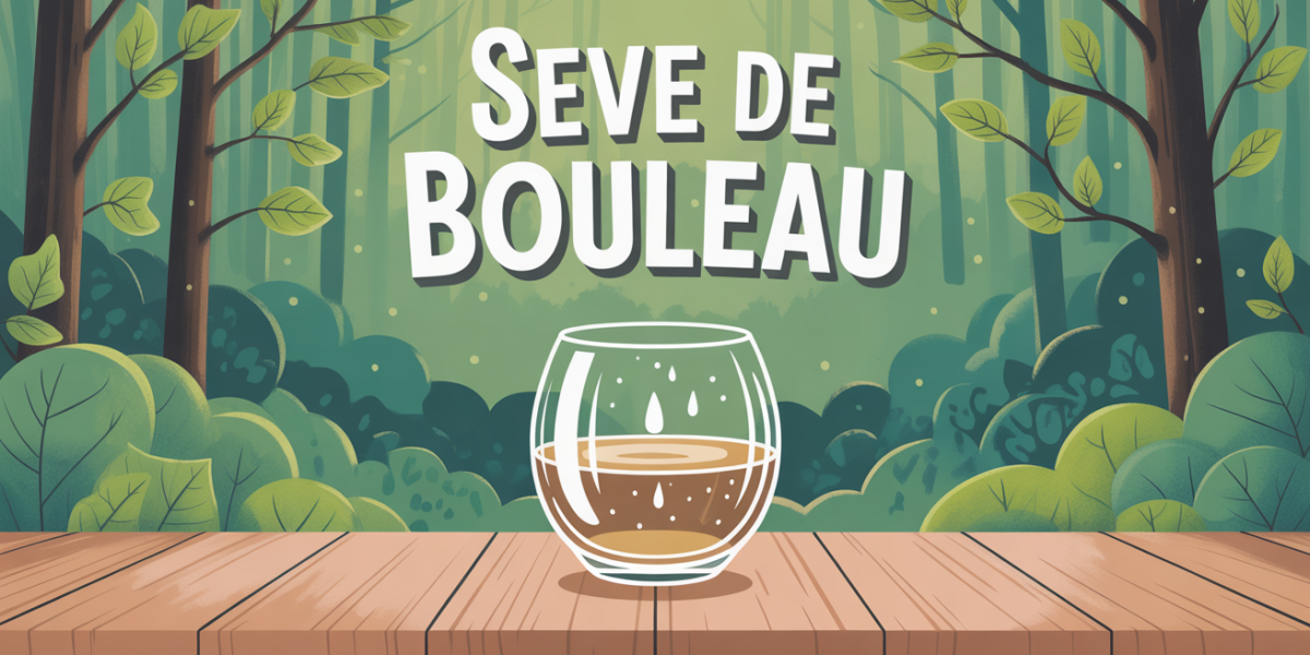 verre de seve de bouleau en foret detox printemps