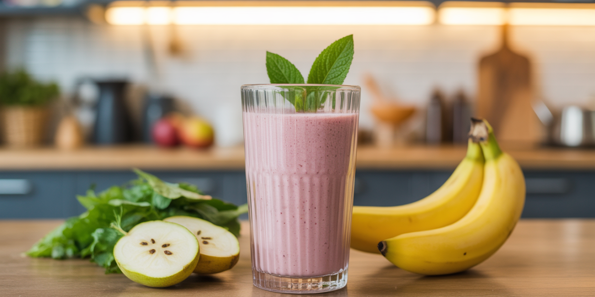 Smoothie banane flocons d avoine pour la perte de poids