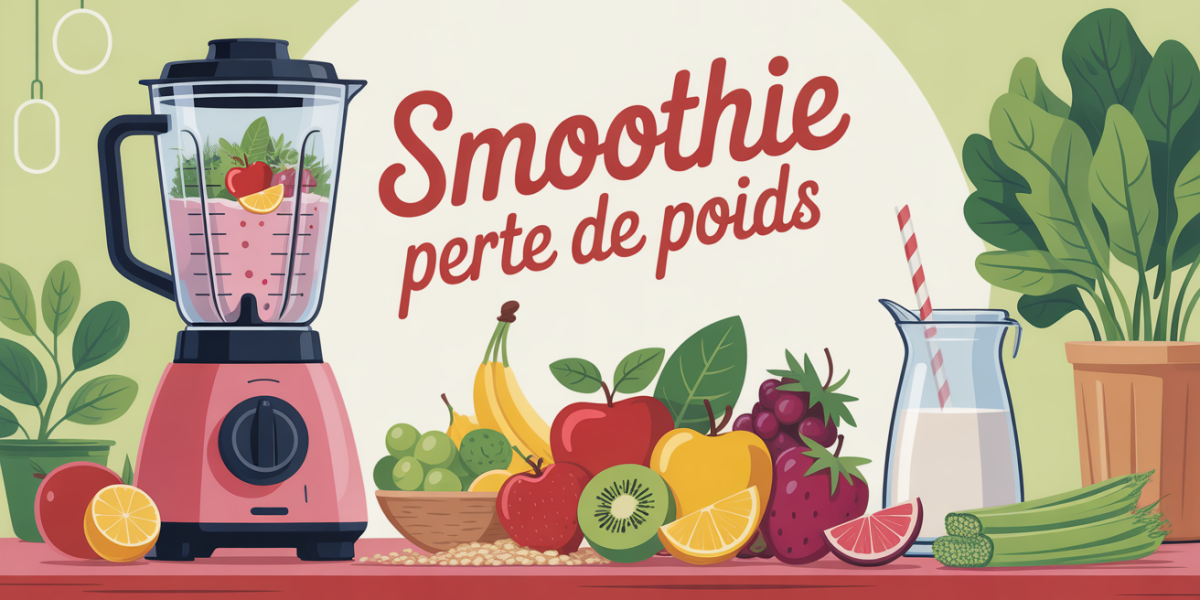 smoothie perte de poids blender et aliments sains