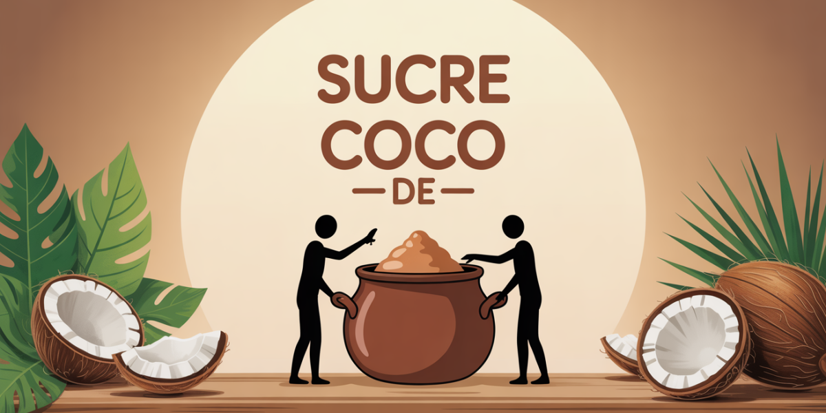 sucre de coco indice glycemique pot sur table