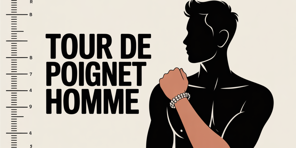 mesure du tour de poignet homme avec bracelet