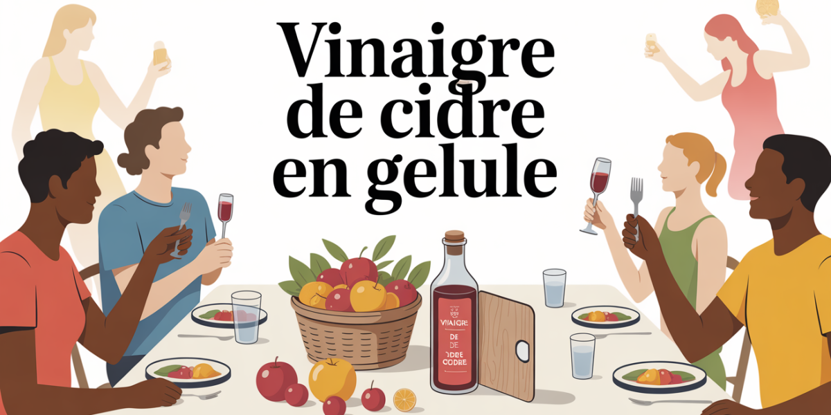 vinaigre de cidre en gelule table familiale