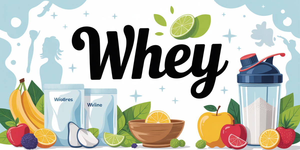 Table lumineuse whey poudre santé fruits